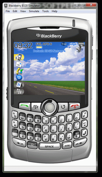 BlackBerry 8320 Simulator