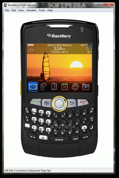 BlackBerry 8350i Simulator