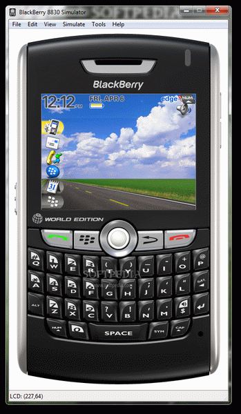 BlackBerry 8830 Simulator