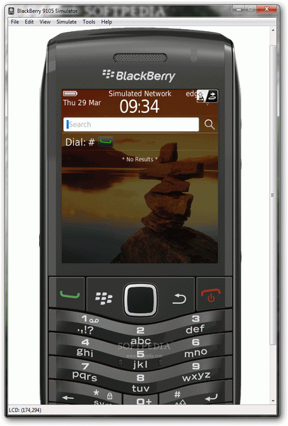 BlackBerry 9105 Simulator