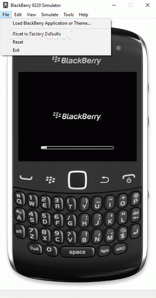 BlackBerry 9220 Simulator