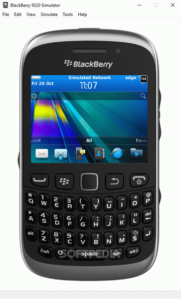 BlackBerry 9320 Simulator