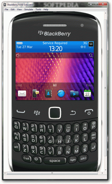 BlackBerry 9350 Simulator