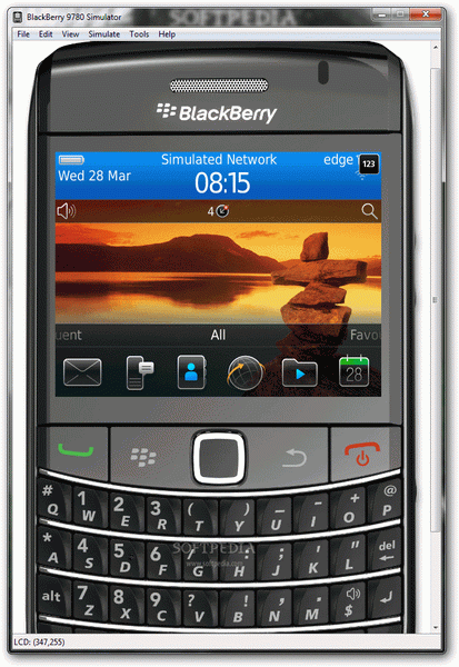 BlackBerry 9780 Simulator