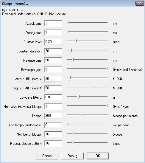 Bloops (Mono)