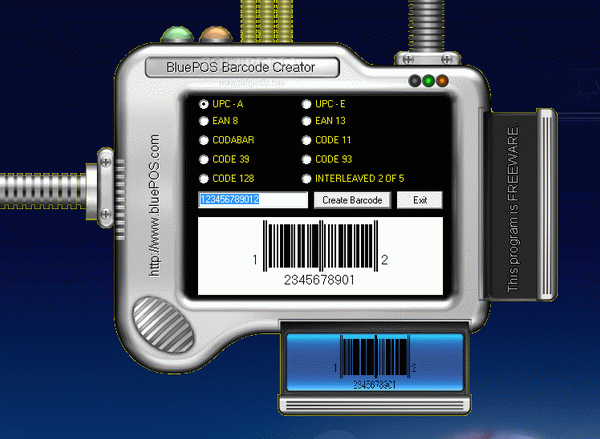 BluePOS Barcode Creator