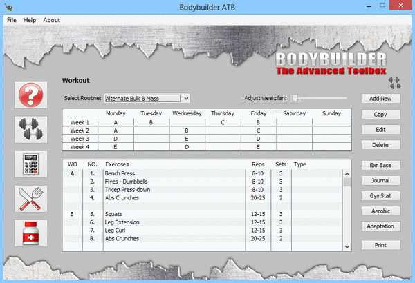 Bodybuilder Advanced ToolBox