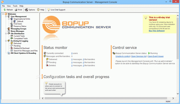 Bopup Communication Server