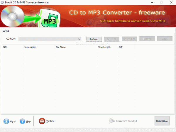 Boxoft CD to MP3 Converter