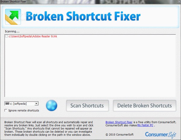 Broken Shortcut Fixer