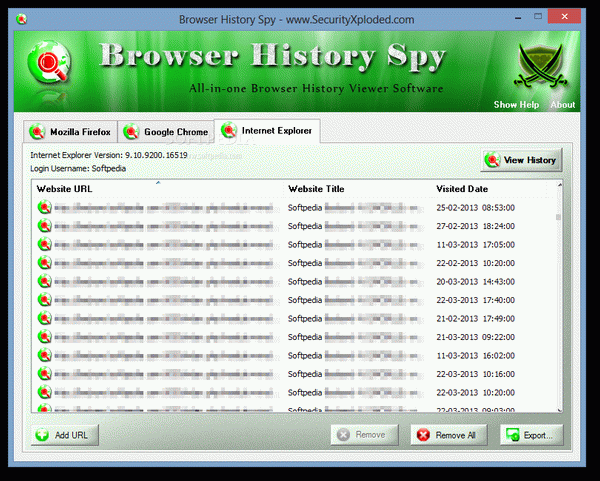 Browser History Spy Portable