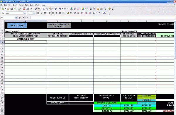 Budget & Job Cost Analysis