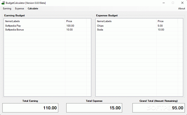 BudgetCalculator