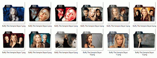 Buffy The Vampire Slayer Folder Icon