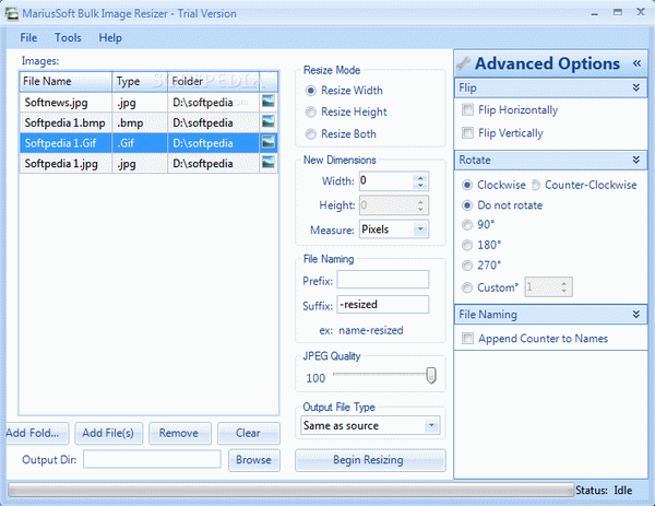 Bulk Image Resizer