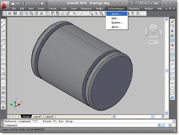 CATIA V4 Import for AutoCAD