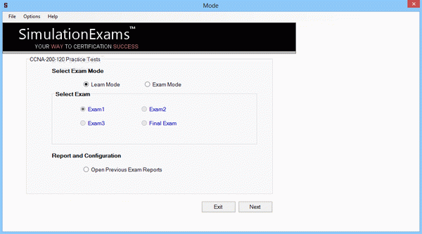 Exam Simulator for CCNA with NetSim (200-125)