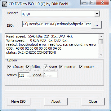 CD DVD to ISO