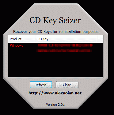 CD Key Seizer