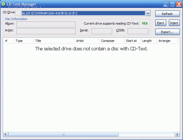 CD-Text Manager