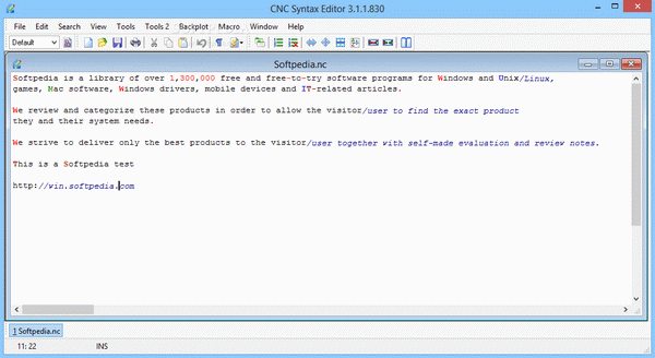 CNC Syntax Editor