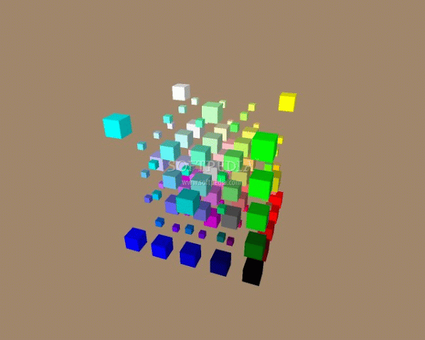 COLORCUBE Magic Axes Screensaver