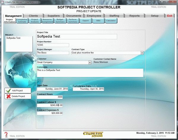 COMPUTEK PROJECT CONTROLS