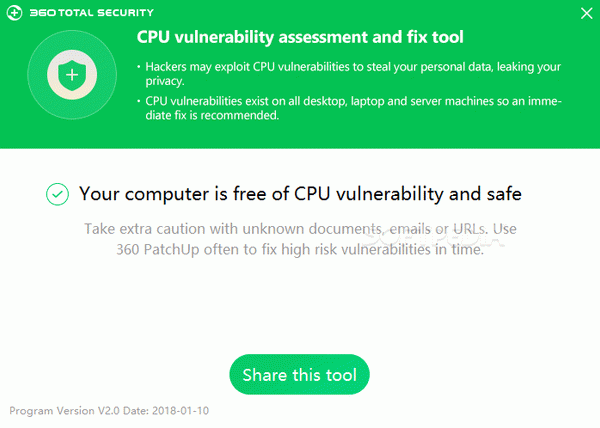 CPU Vulnerability Assessment and Fix Tool