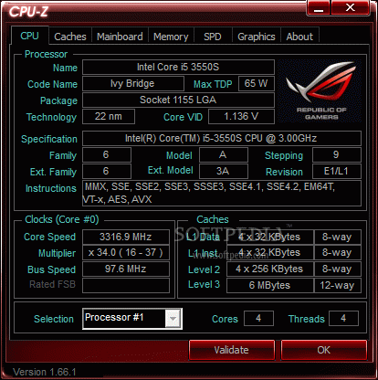 CPU-Z ROG