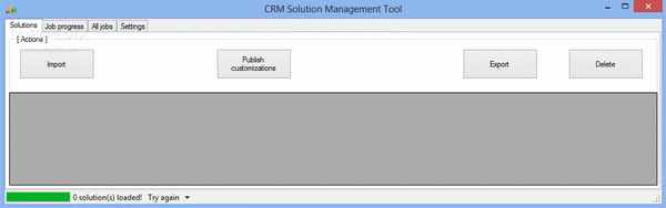 CRM Solution Management Tool