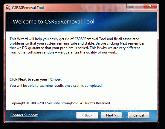 CSRSS Removal Tool