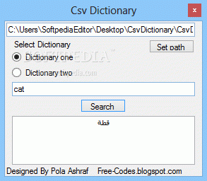 CSV Dictionary