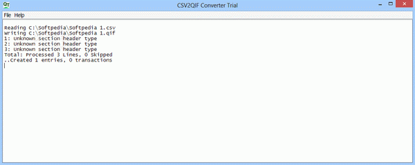CSV2QIF Converter