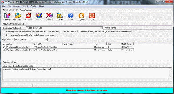 CZ Word to PDF (formerly CZ-Doc2Pdf)