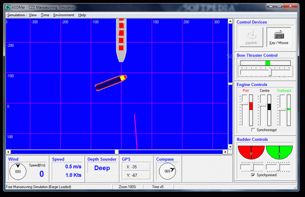 CZ1 Manoeuvring Simulation