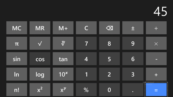 Calculator RT for Windows 8