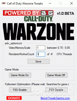 Call of Duty Warzone Tweaks