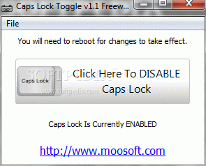 Caps Lock Toggle