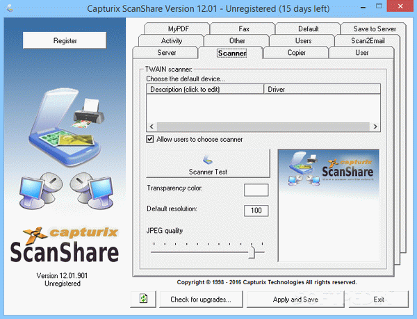 Capturix ScanShare