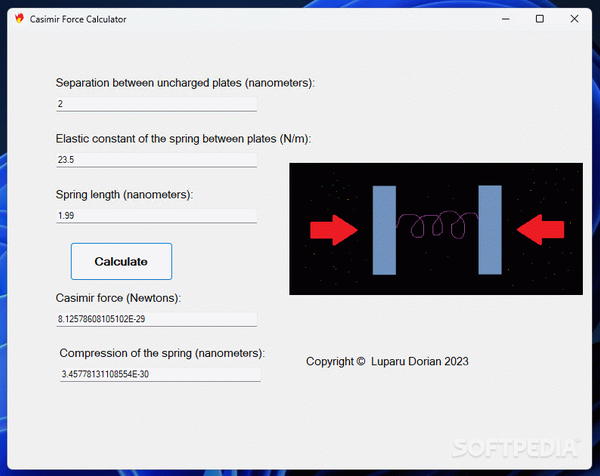 Casimir Force Calculator