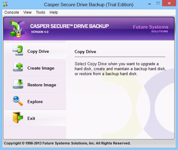 Casper Secure Drive Backup