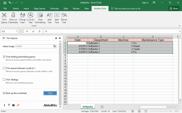 Cell Cleaner for Microsoft Excel