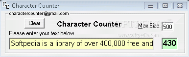 Character Counter