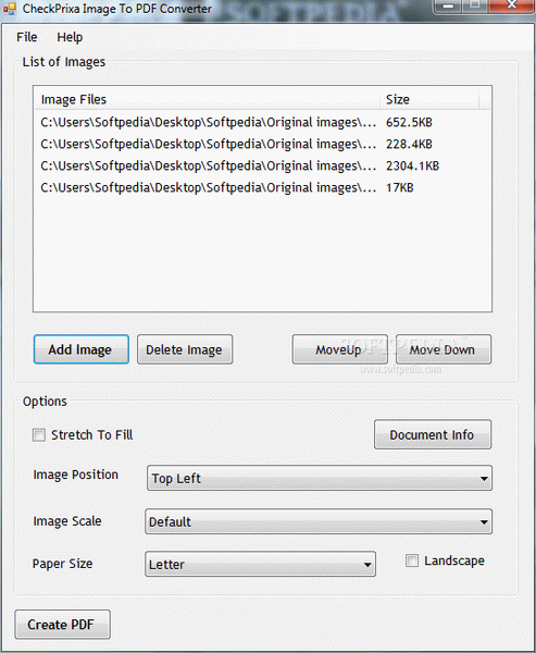 CheckPrixa Image To PDF Converter