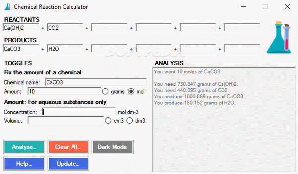 Chemical Reaction Calculator