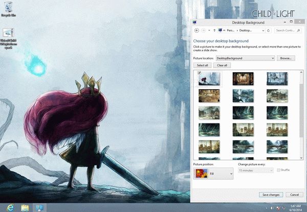 Child of Light Theme