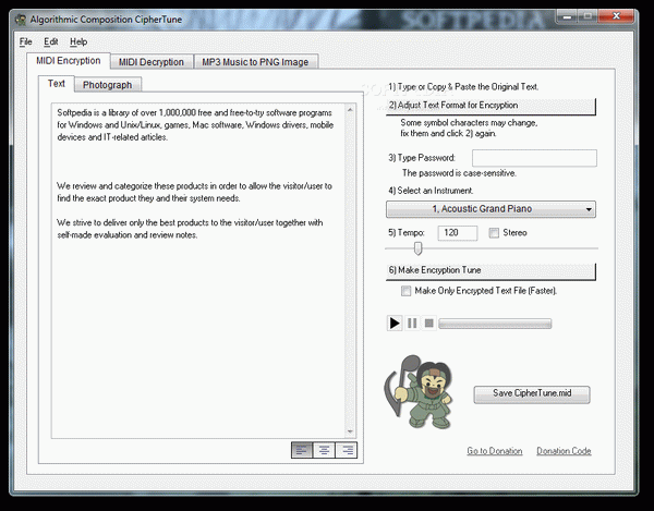 Algorithmic Composition CipherTune