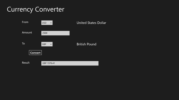 Choose Your Currency