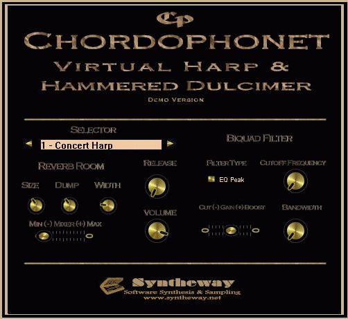 Chordophonet Virtual Harp & Hammered Dulcimer