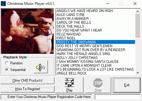 Christmas Music Player